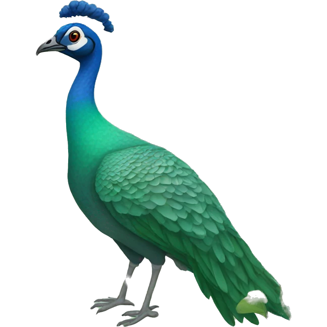 Peahen emoji