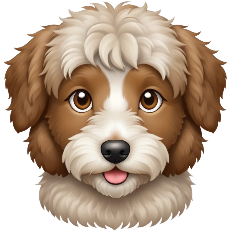 Light Brown aussiedoodle  emoji
