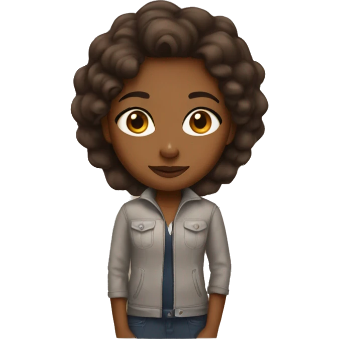 Brown girl emoji