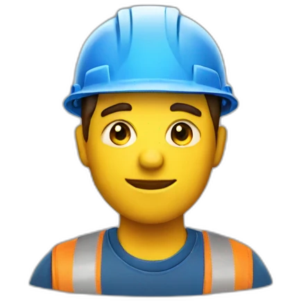 construction worker emoji
