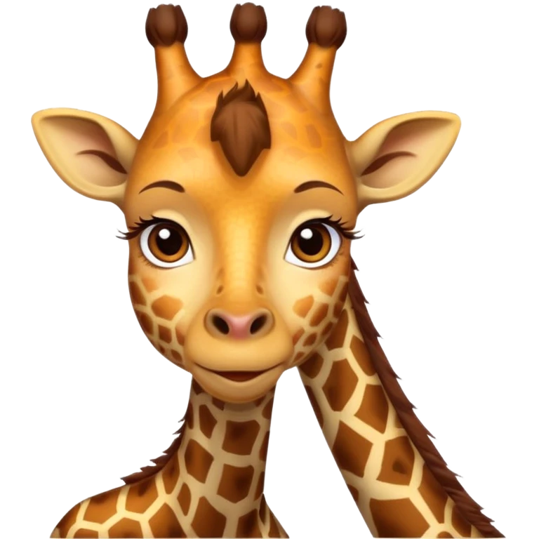 Woman with a giraffe neck  emoji