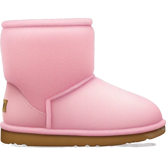 Pink ugg  emoji