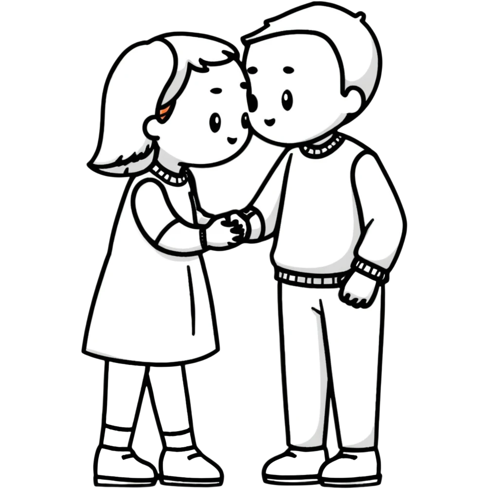beautiful romantic kiss emoji