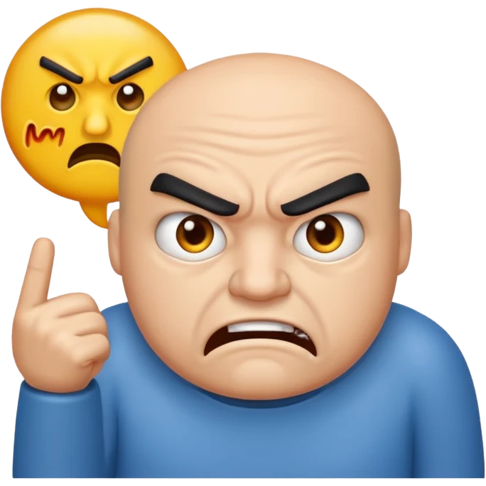 the Text "mopo" at top and an angry man emoji