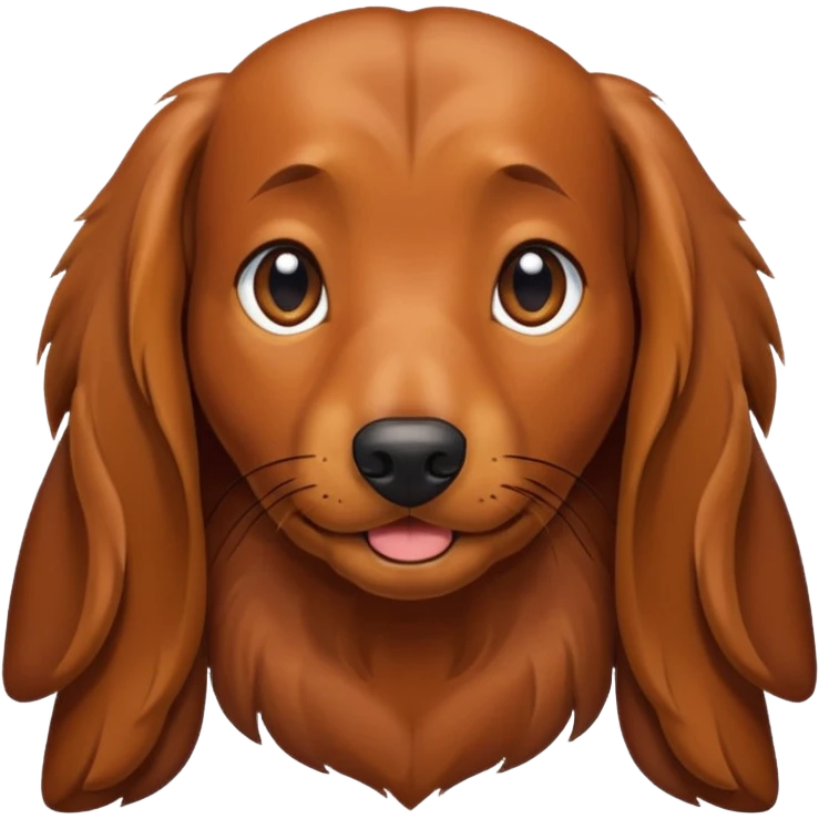 Teckel amoureux  emoji