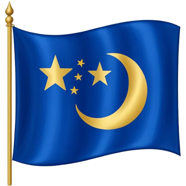 Göktürk bayrağı emoji