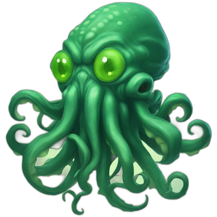 Cthulhu, the evil god of the Cthulhu Mythos emoji
