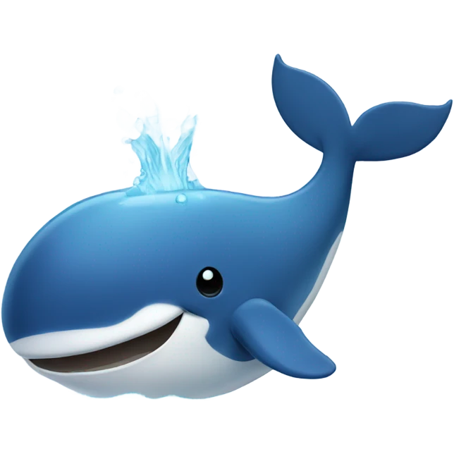 Whale showering  emoji