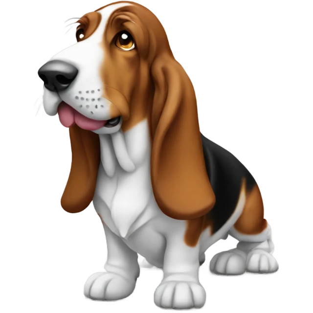 Basset hound dog emoji