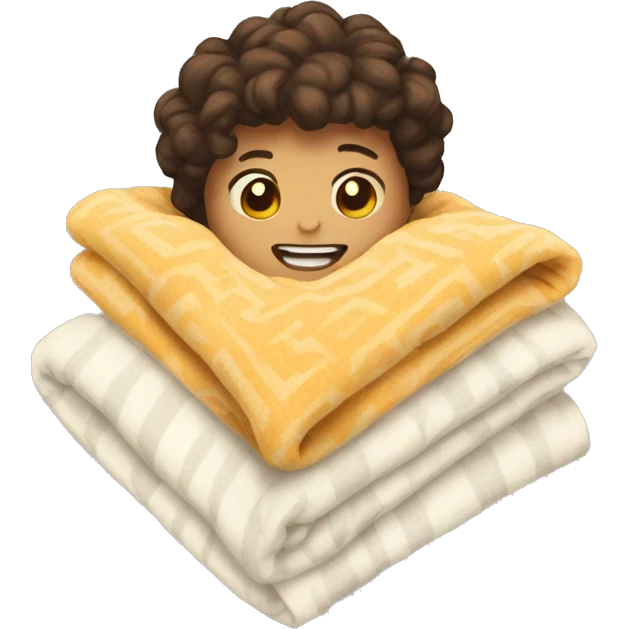 Cozy blanket emoji