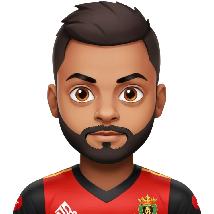 Virat kohli king in RCB jerse emoji