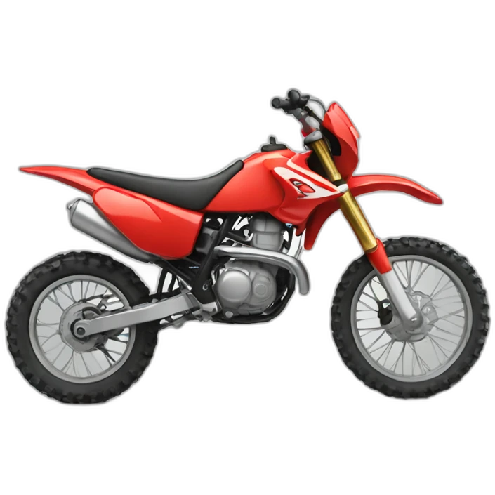 Red motocross bike emoji