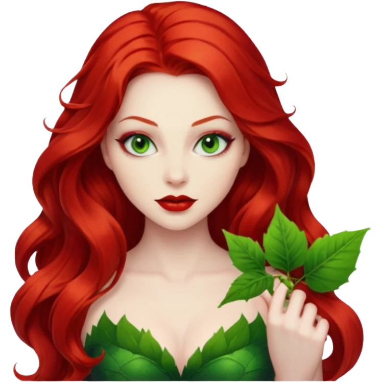 poison ivy face only emoji