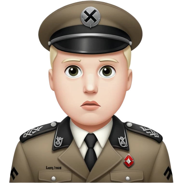 Kanye dressed as a nazi emoji