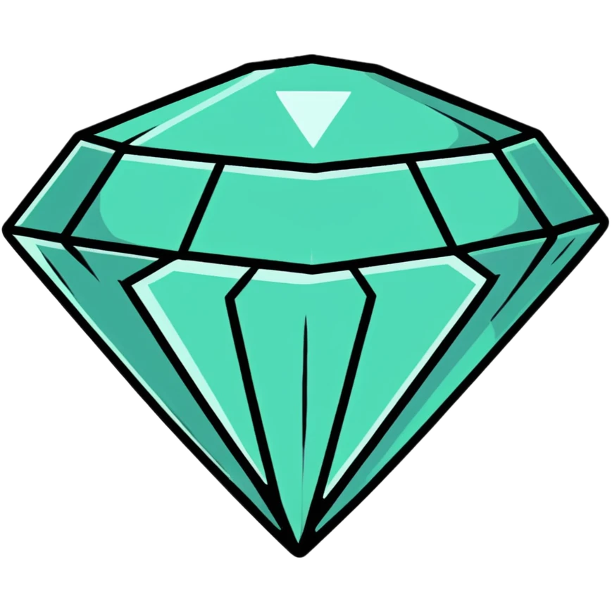 diamond gemstone brilliant cut emoji