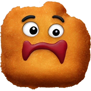 chicken nugget with dr. pepper emoji