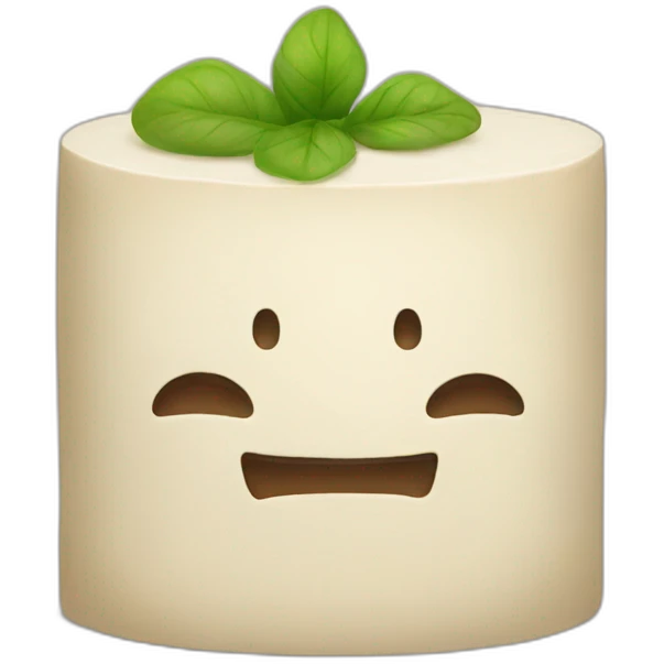 round tofu emoji