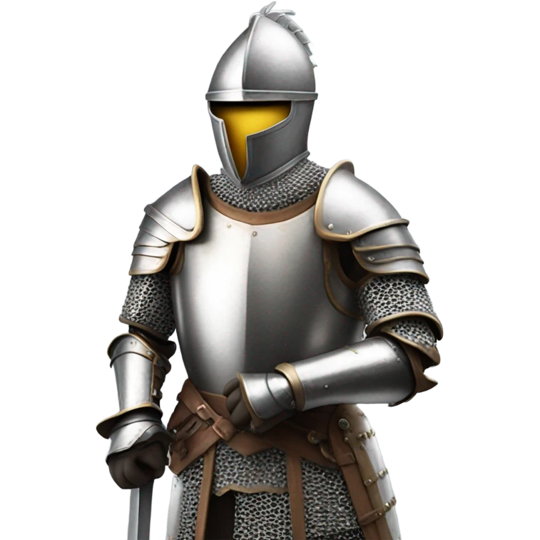 Knight in shining armor in a movie emoji