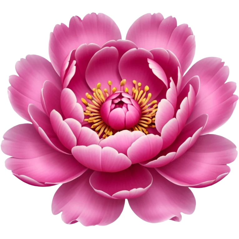 Create a peony flower emoji emoji