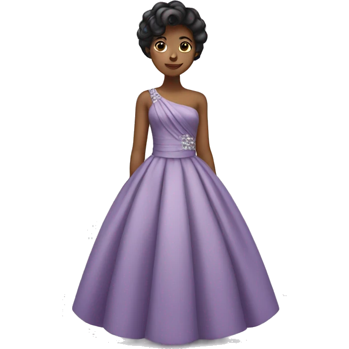 girl in elegant dress emoji