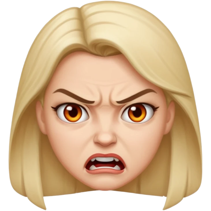 angry lady  emoji