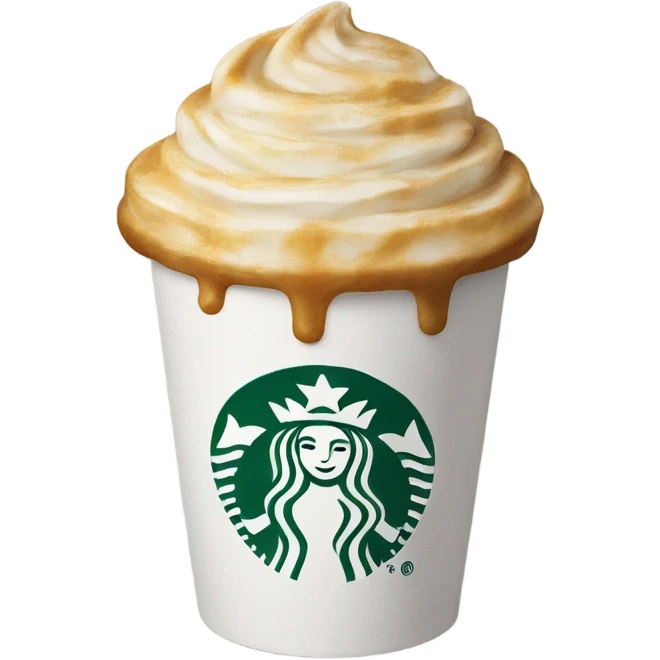 Starbucks cup emoji