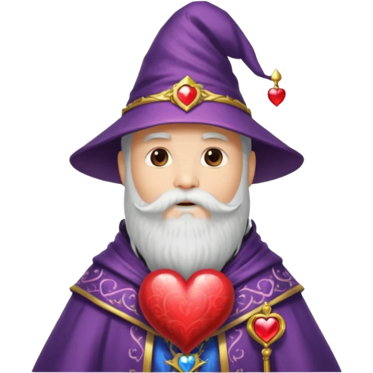 wizard fantasy heart emoji