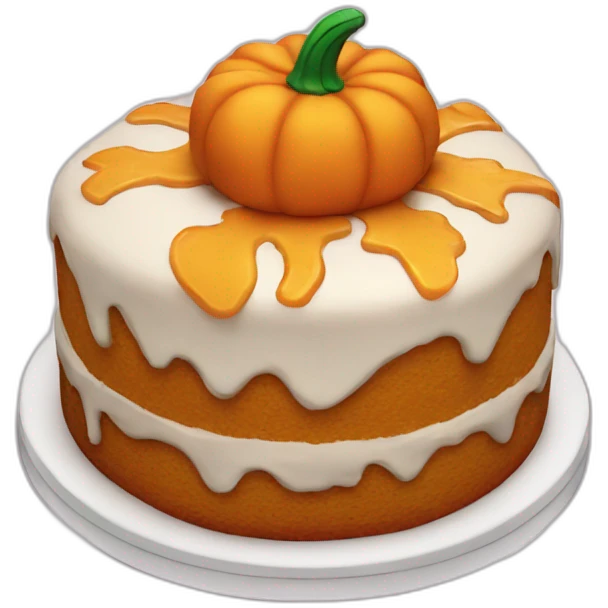 pumpkin cake emoji