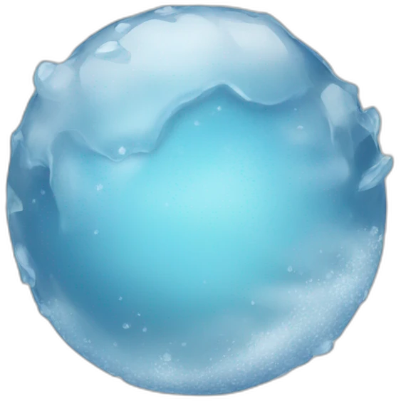 Ice ball emoji