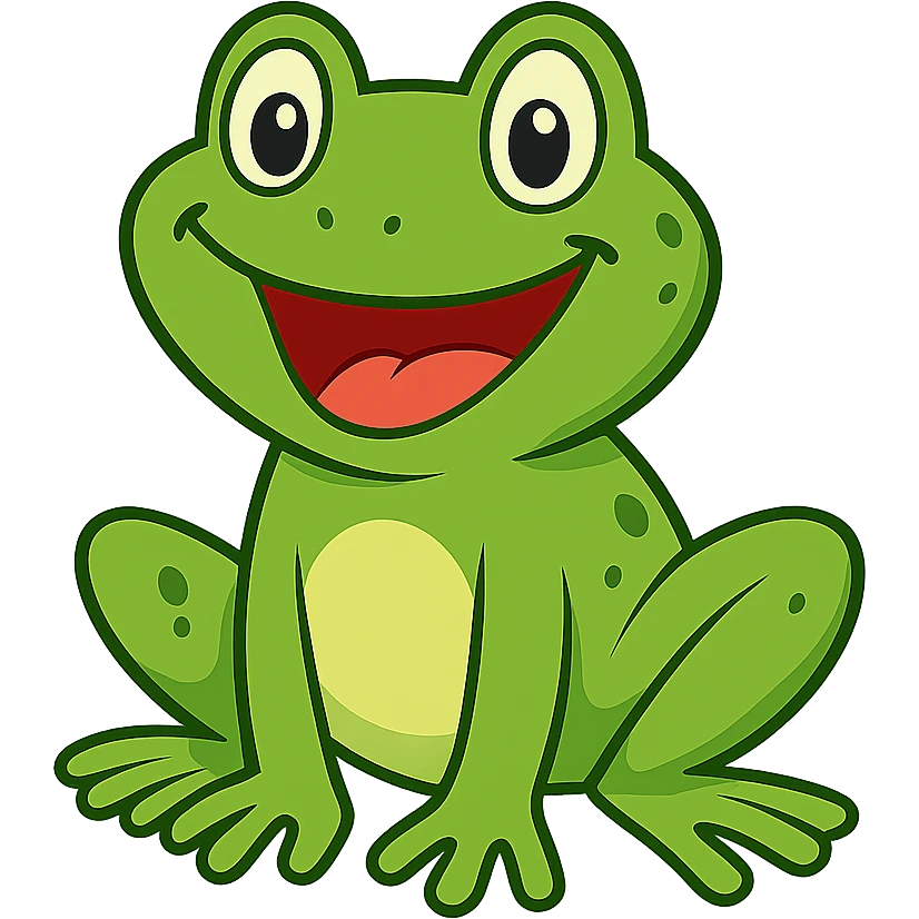 happy frog emoji