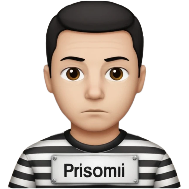 prisoner mugshot scene emoji