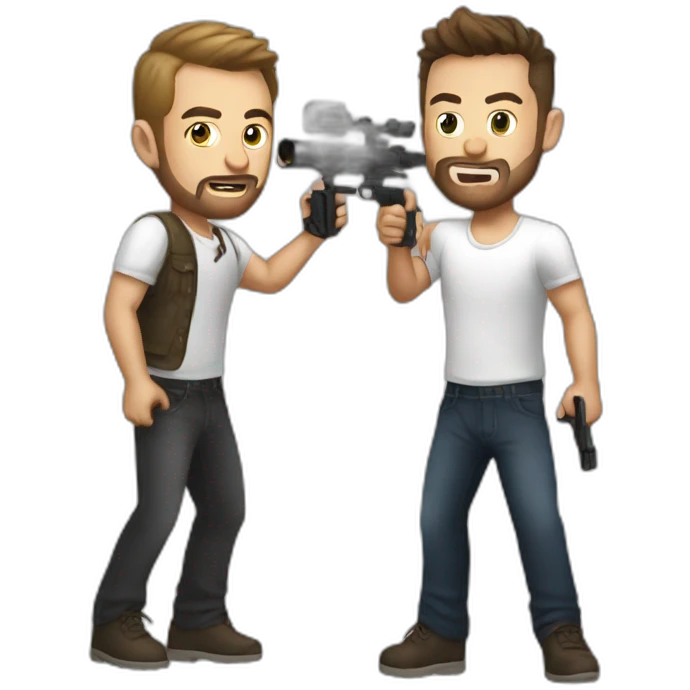 artem is shooting cristian emoji