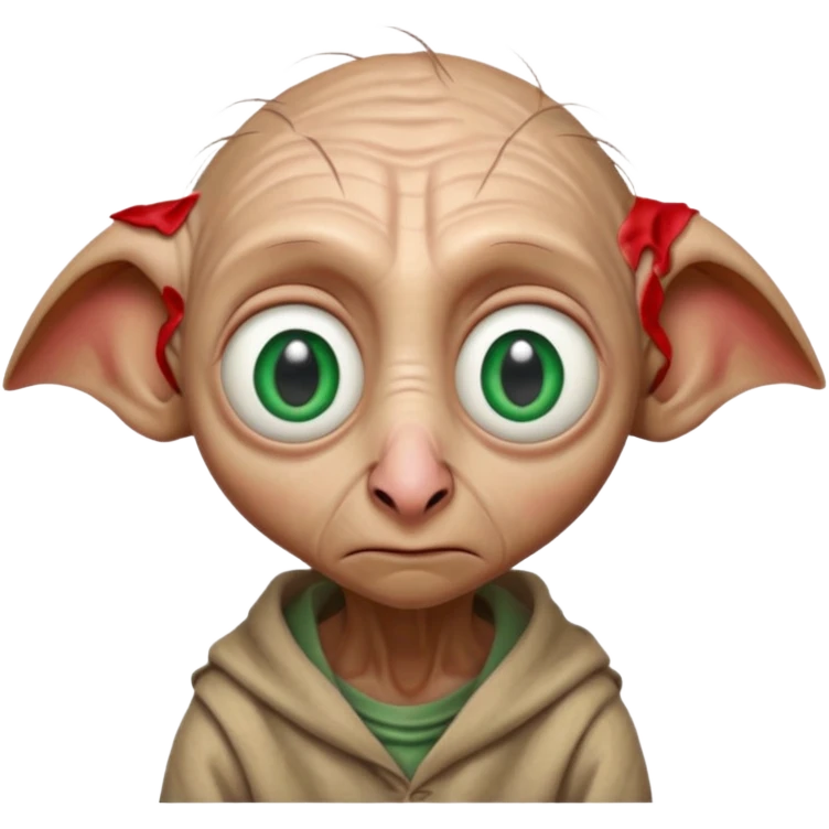 Sad Dobby from Harry Potter emoji
