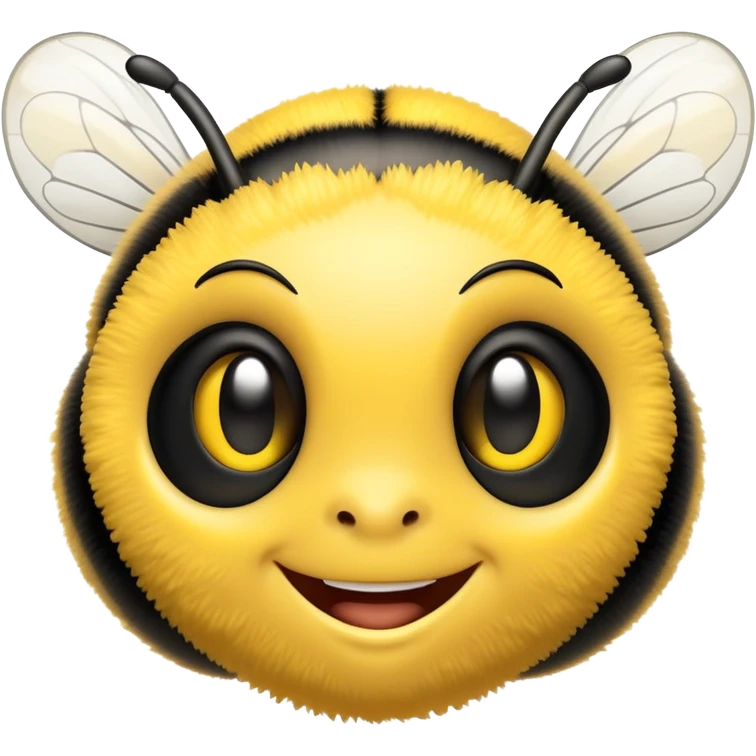 Bumble bee smiling  emoji