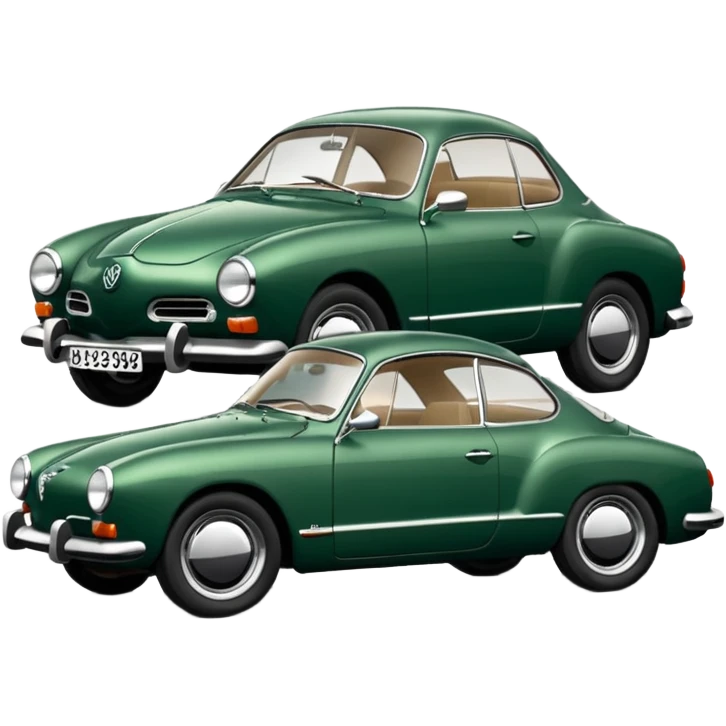 forest green vw karmann ghia emoji