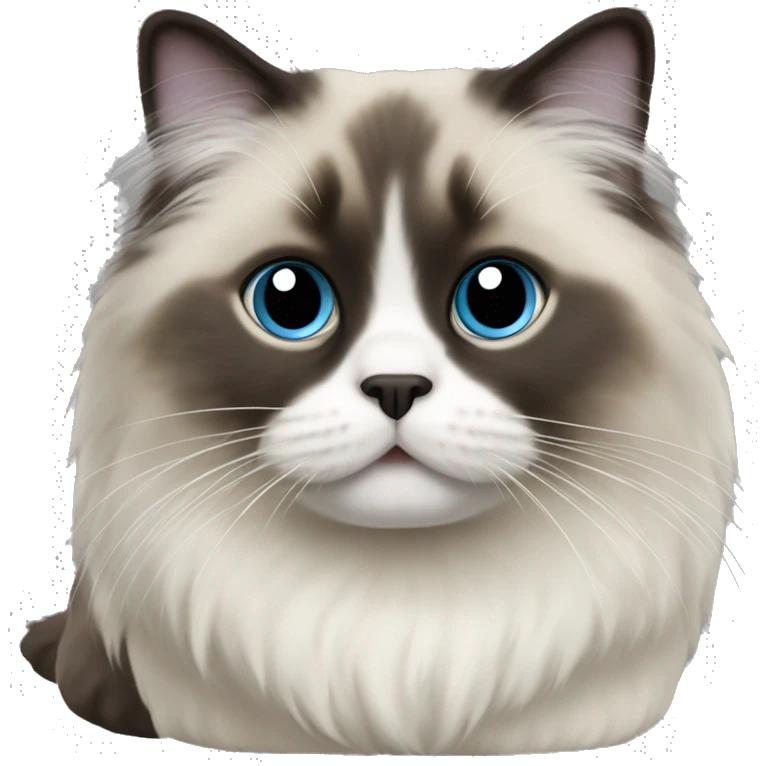 Sealpoint ragdoll emoji