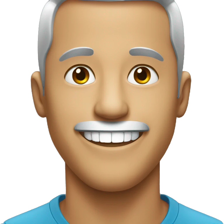 man smiling emoji