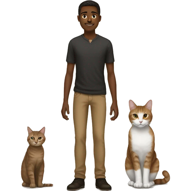 Tall 6”4 brown bf with a bell cat with short white gf emoji
