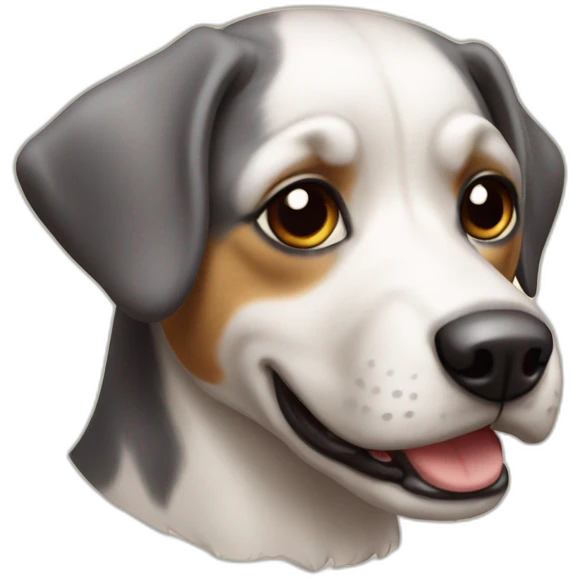 Chien sur tortu emoji