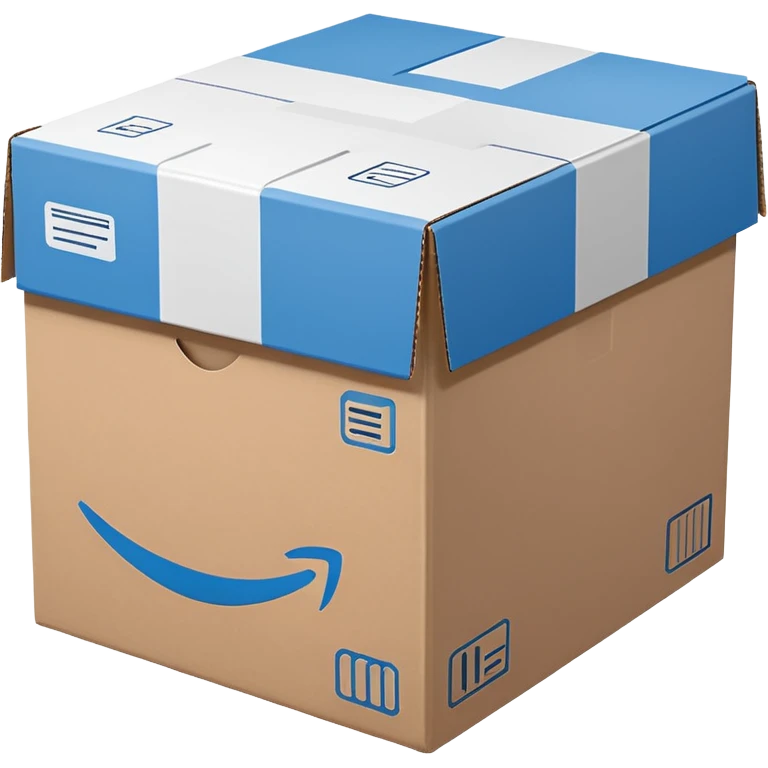 aesthetic Amazon prime box emoji