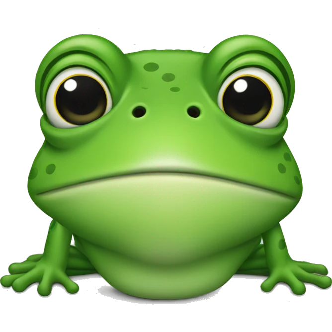 frog emoticon green emoji