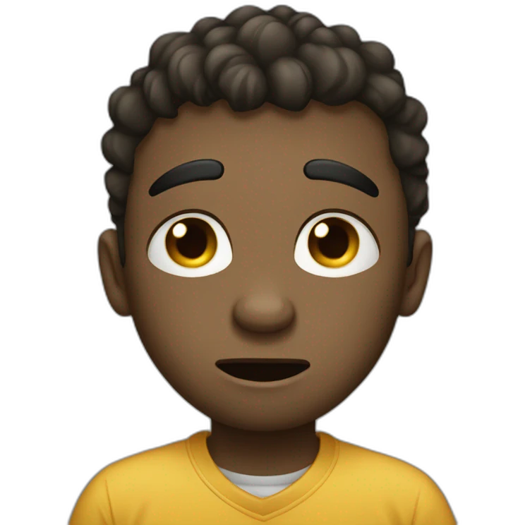 qwerty cries that his family abandoned him emoji