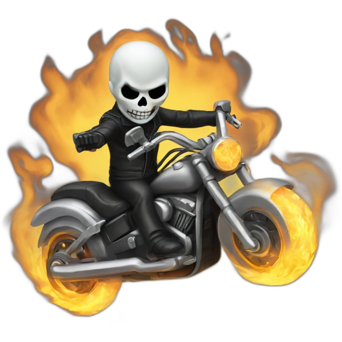  First ghost-rider emoji
