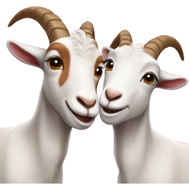 2 goats in love emoji