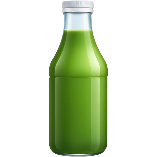 Bottled green juice emoji