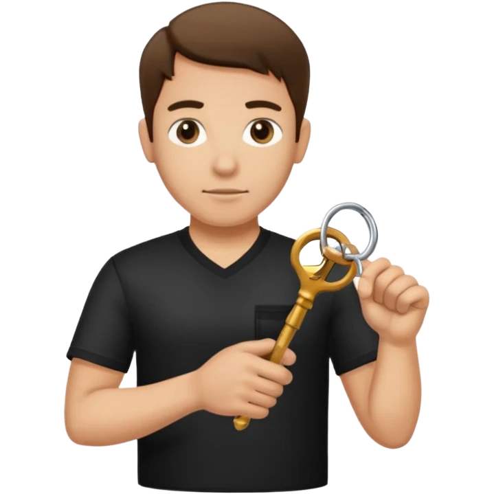 black locksmith emoji