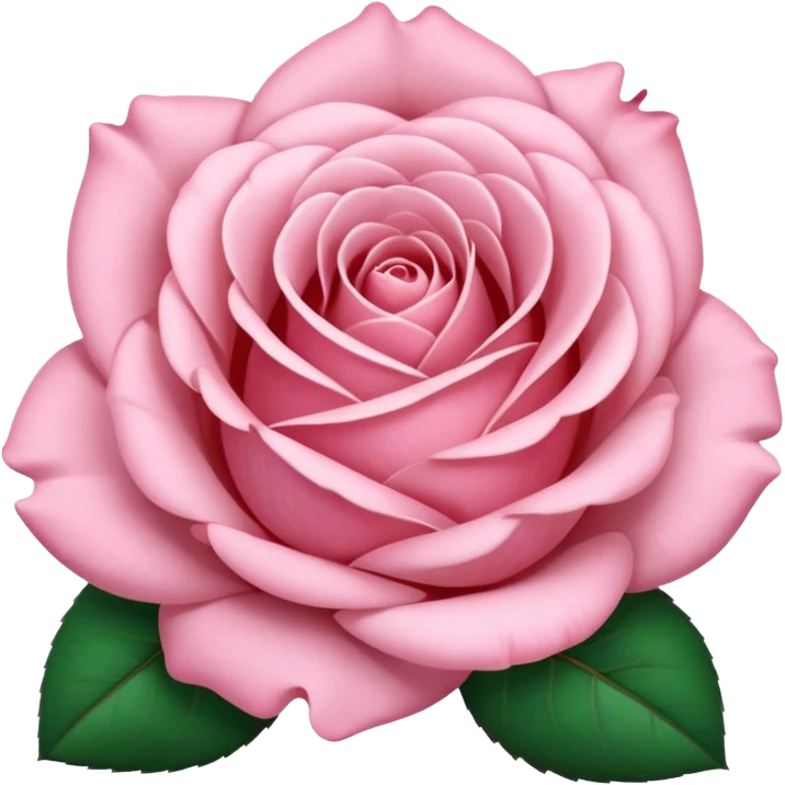 A light pink colour rose emoji
