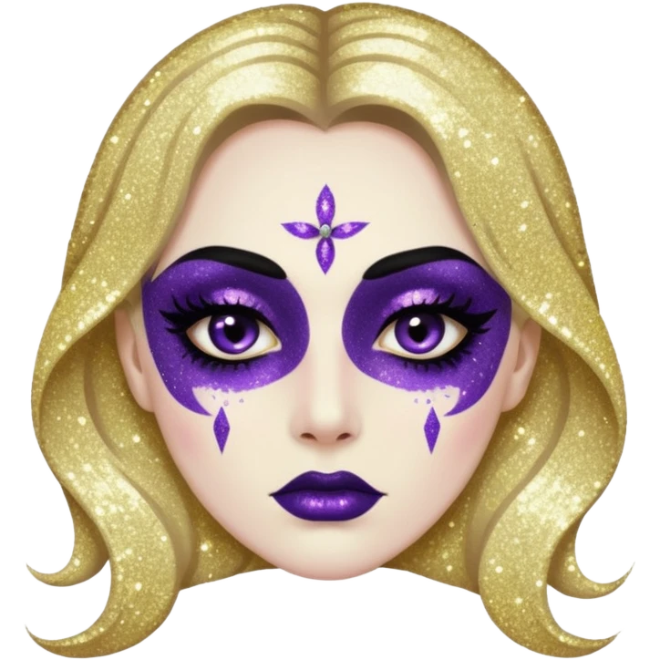Glitter killer emoji