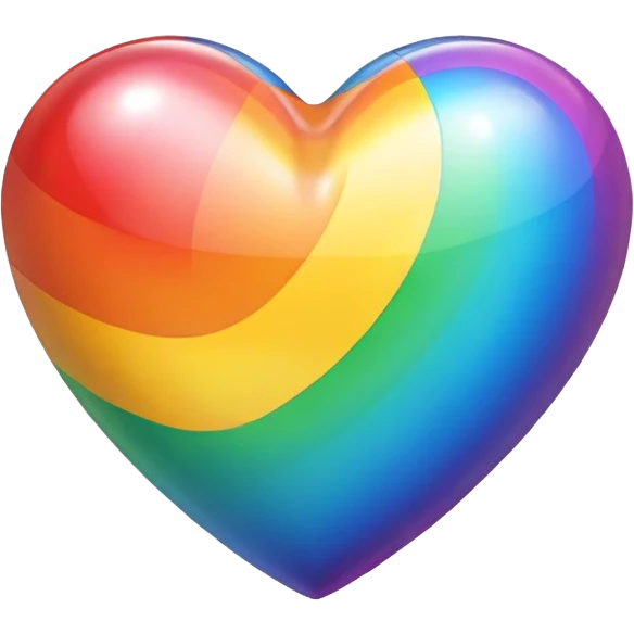 Rainbow Heart emoji
