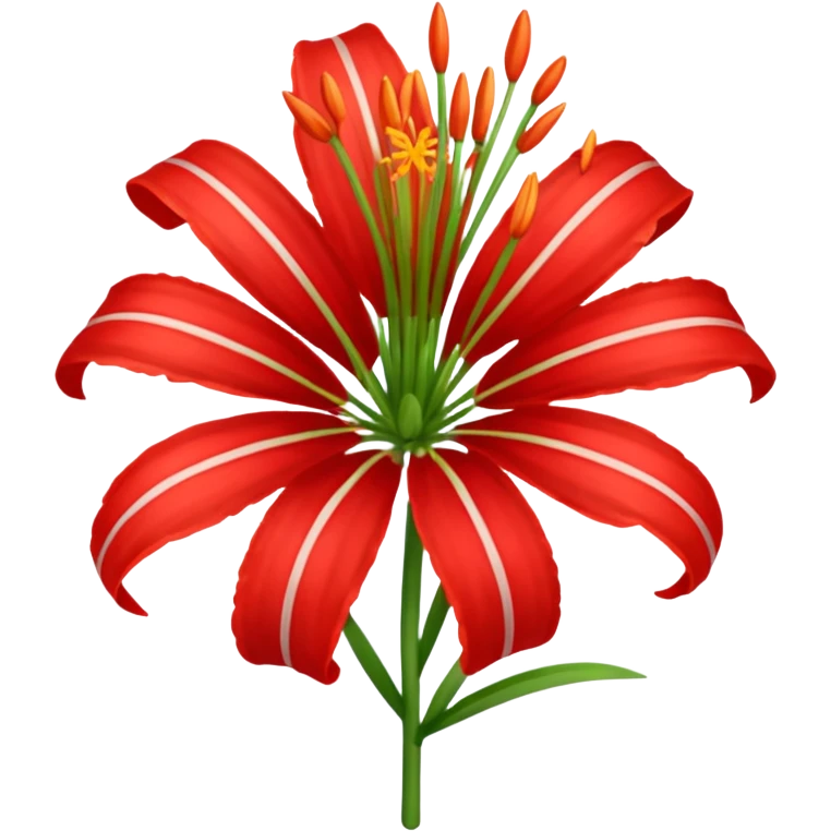 Quiero un emoji lindo para mí novia de la flor lycoris radiata emoji